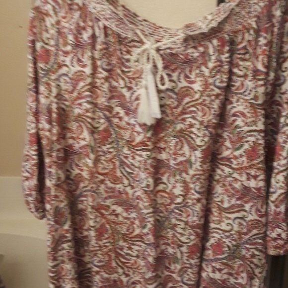 New Ruff Hewn Peasant Blouse - Picture 1 of 4